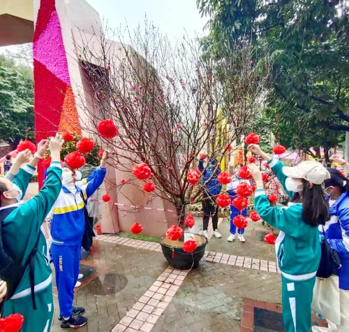 廣州文化公園：開展2023年迎春花會桃花裝飾志愿服務(wù)活動（圖）
