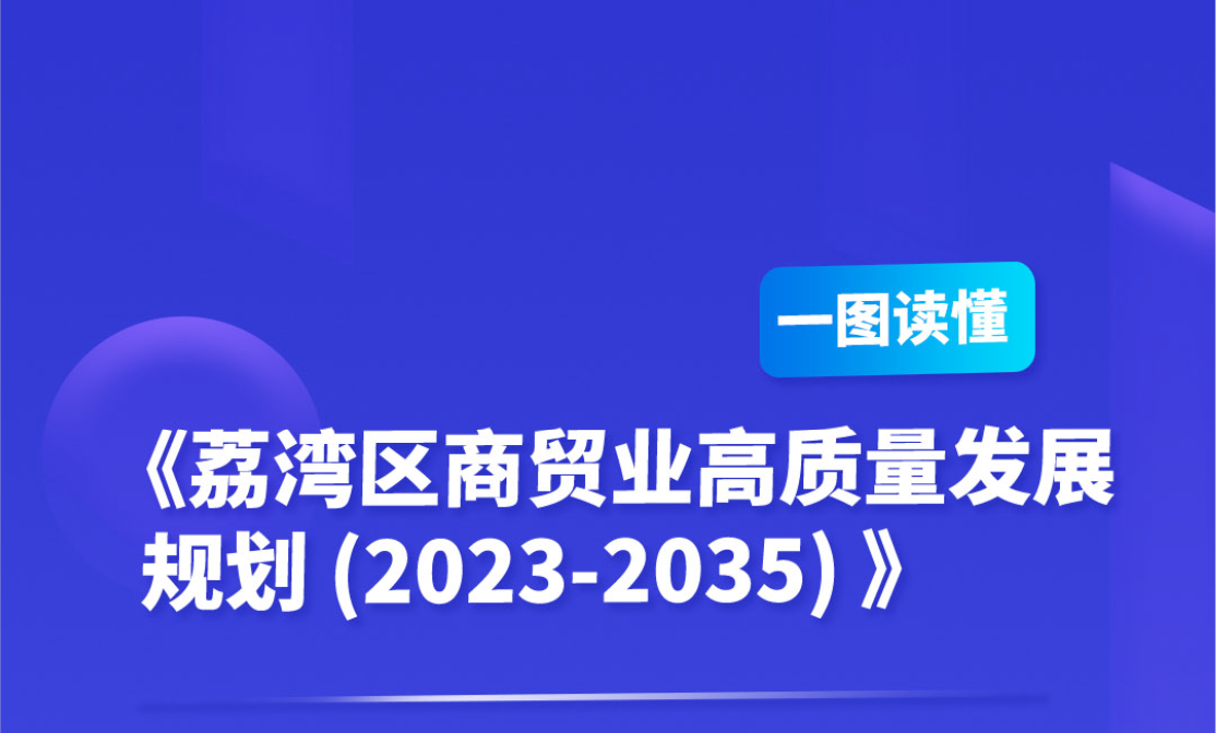 【一圖讀懂】《荔灣區(qū)商貿(mào)業(yè)高質(zhì)量發(fā)展規(guī)劃（2023-2035）》政策解讀