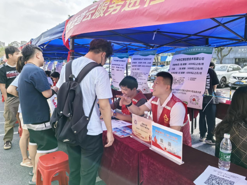 4月17日下午，花地街道黨群服務(wù)中心聯(lián)合退役軍人服務(wù)站舉辦的“民營(yíng)企業(yè)服務(wù)月”暨 2025年“零距離”靈活就業(yè)專(zhuān)場(chǎng)招聘會(huì)在沃爾瑪廣場(chǎng)順利完成C.png